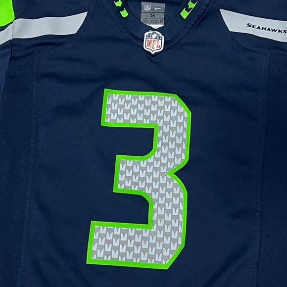 Russell Wilson Seattle Seahawks Nike NFL Football Youth Boys Kids Jersey - Picture 4 of 7